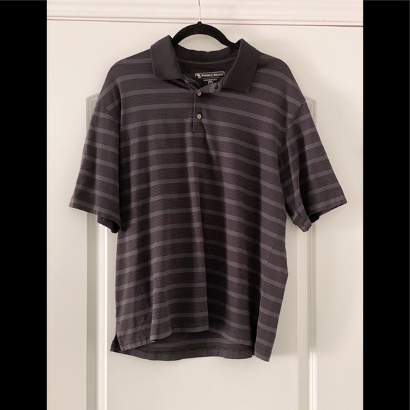 Pebble Beach Performance Golf Shirt in Black Size Large - Picture 1 of 3
